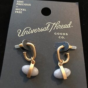 Universal Thread earrings with blue stones